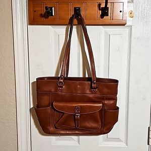 Patricia Nash Soft Leather Tan Hand Bag